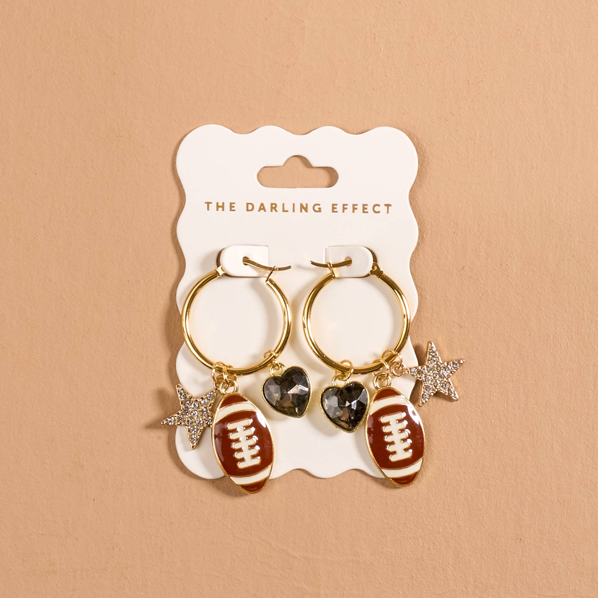 The Darling Effect - Signature Hoop Earrings-Gameday Glitz