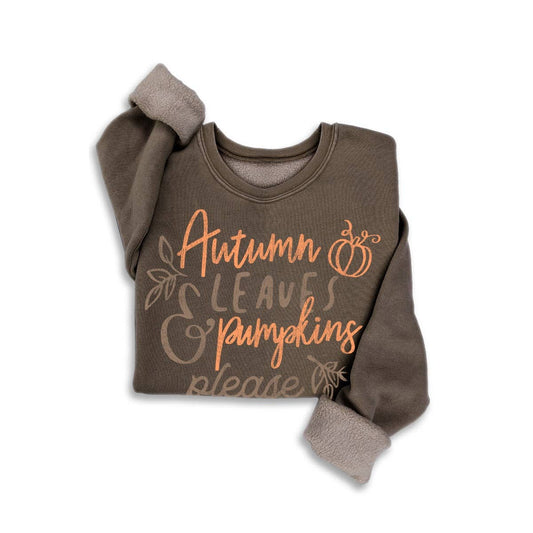 AUTUMN PUMPKINS MINERAL SWEATSHIRTS