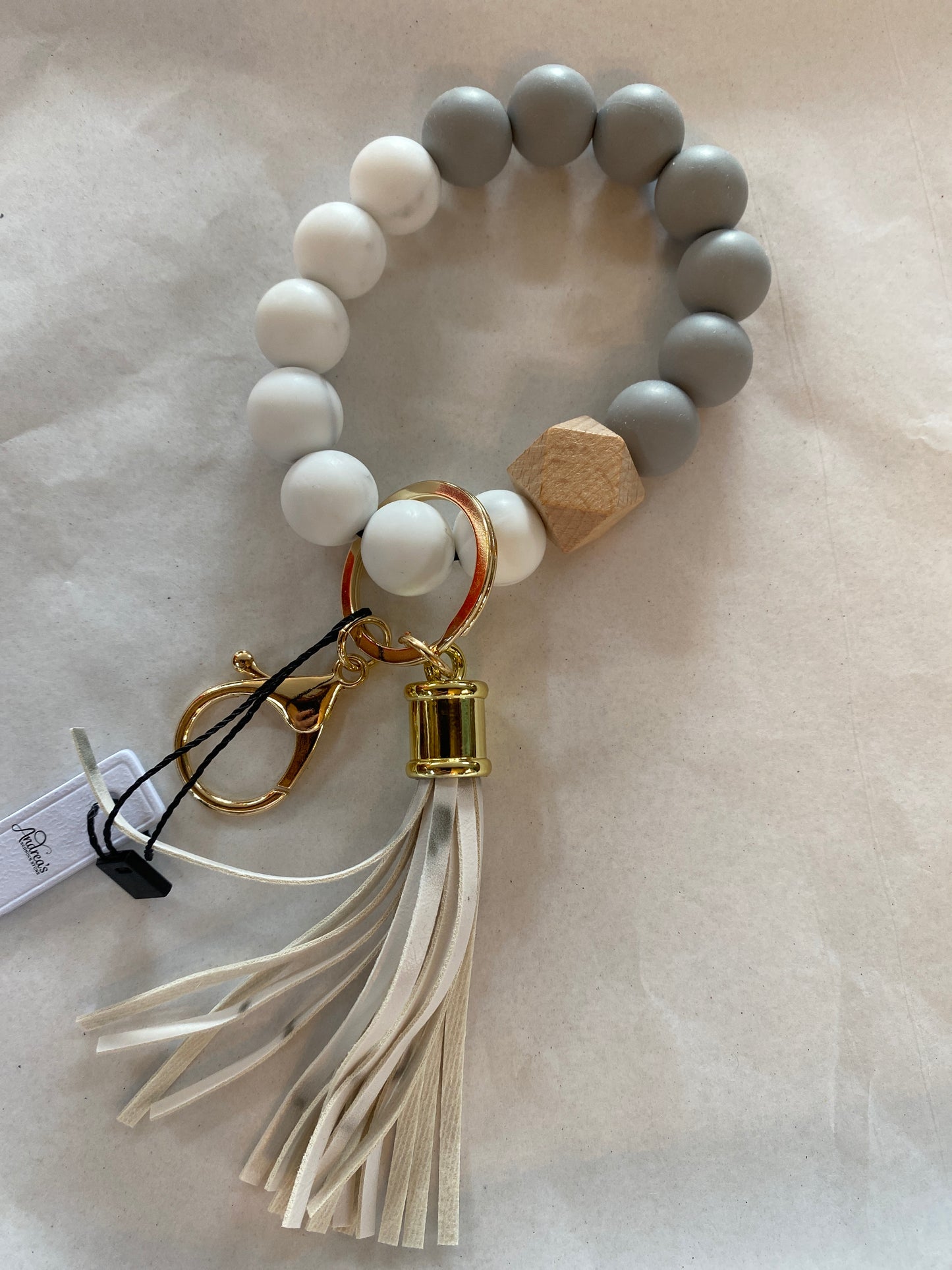 Colorful Soft Bead Keyring