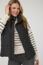 Misty SOLID ZIP UP PUFFER VEST