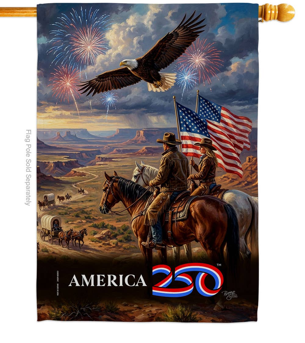 Two Group Flag Co - America 250 Flag Frontier Spirit USA 250th Home Decor