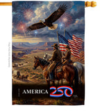 Two Group Flag Co - America 250 Flag Frontier Spirit USA 250th Home Decor