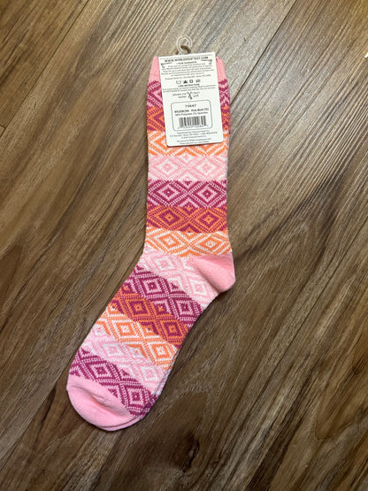 Pink Multi World's Softest Socks