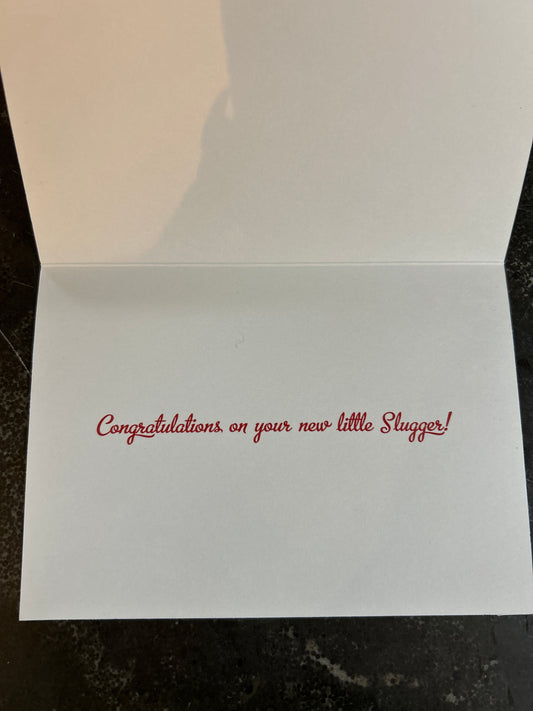 Little Slugger Greeting Card
