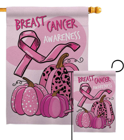 Two Group Flag Co - Flag Pinktober Awareness Ribbon Harvest Autumn Breast