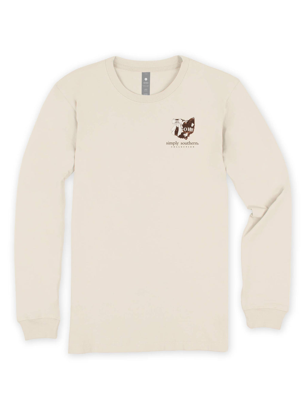 simply southern - State of Ohio LINEN Long Sleeve T-Shirt