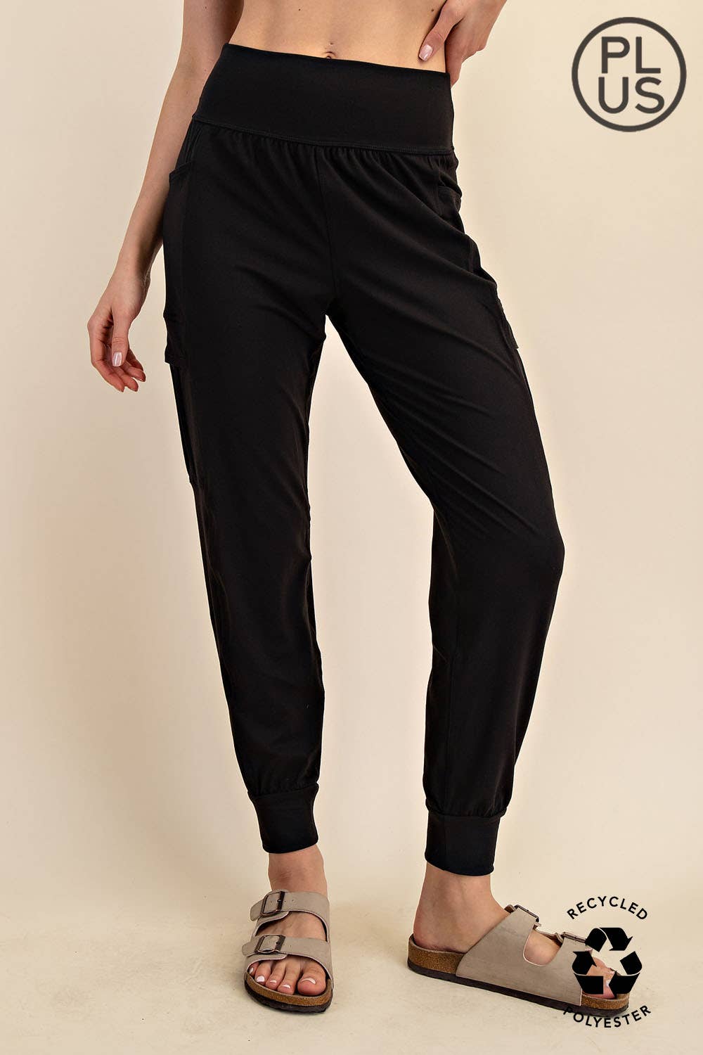 Rae Mode - PLUS SIZE BUTTER JOGGER WITH SIDE POCKETS