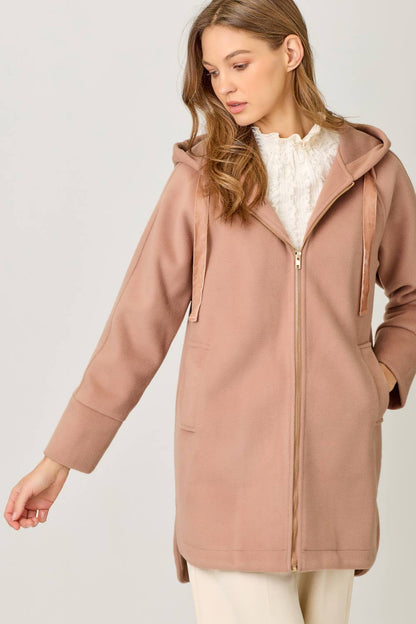 Helen Hoodie Zip-Up Coat
