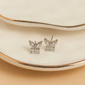 Howard's - Waterproof Earrings Narelle Cubic Zirconia Butterfly Stud
