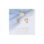 Howard's - Waterproof Earrings Heart Stud in Gold & Stainless Steel