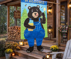 Large Crazy Leg Black Bear Welcome