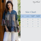 Artistic Fusion: Overdyed Jhabla Top With Emb