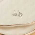 Howard's - Waterproof Earrings 5mm Round Cubic Zirconia Stud Narelle