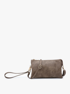 Jen & Co. - M013 Riley Monogrammable 3 Compartment Crossbody/Wristlet