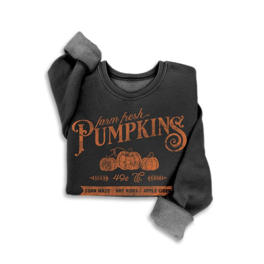 FARM FRESH PUMPKINS MINERAL SWEATSHIRTS-HRTandLUV