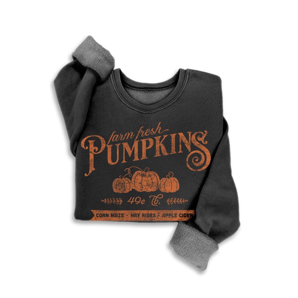FARM FRESH PUMPKINS MINERAL SWEATSHIRTS-HRTandLUV