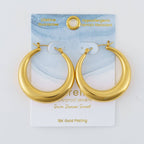 Howard's - Narelle Waterproof Round Hoop Earrings