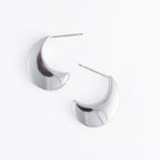 Howard's - Waterproof Earrings Pointed Waterdrop Stud in Gold & Steel