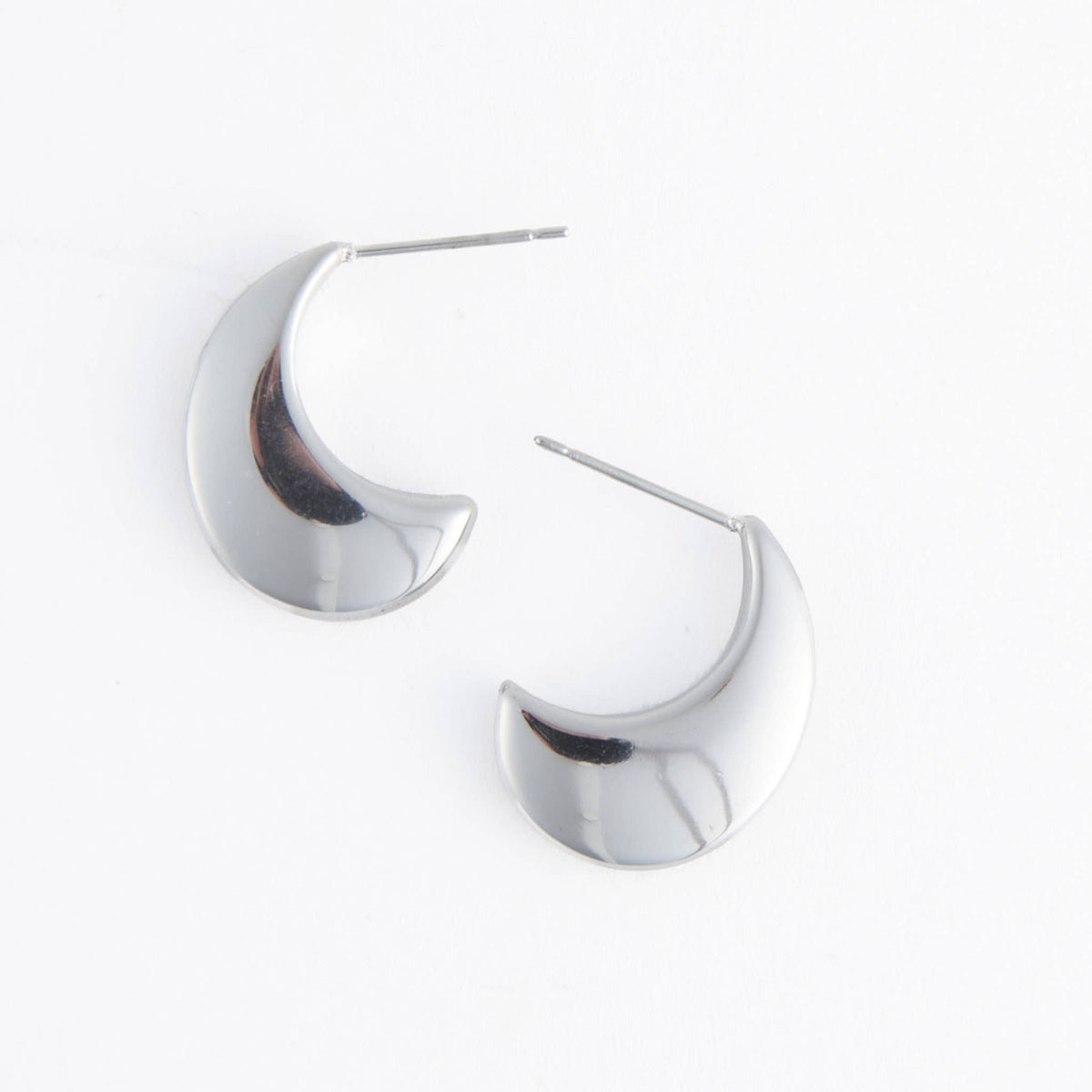 Howard's - Waterproof Earrings Pointed Waterdrop Stud in Gold & Steel