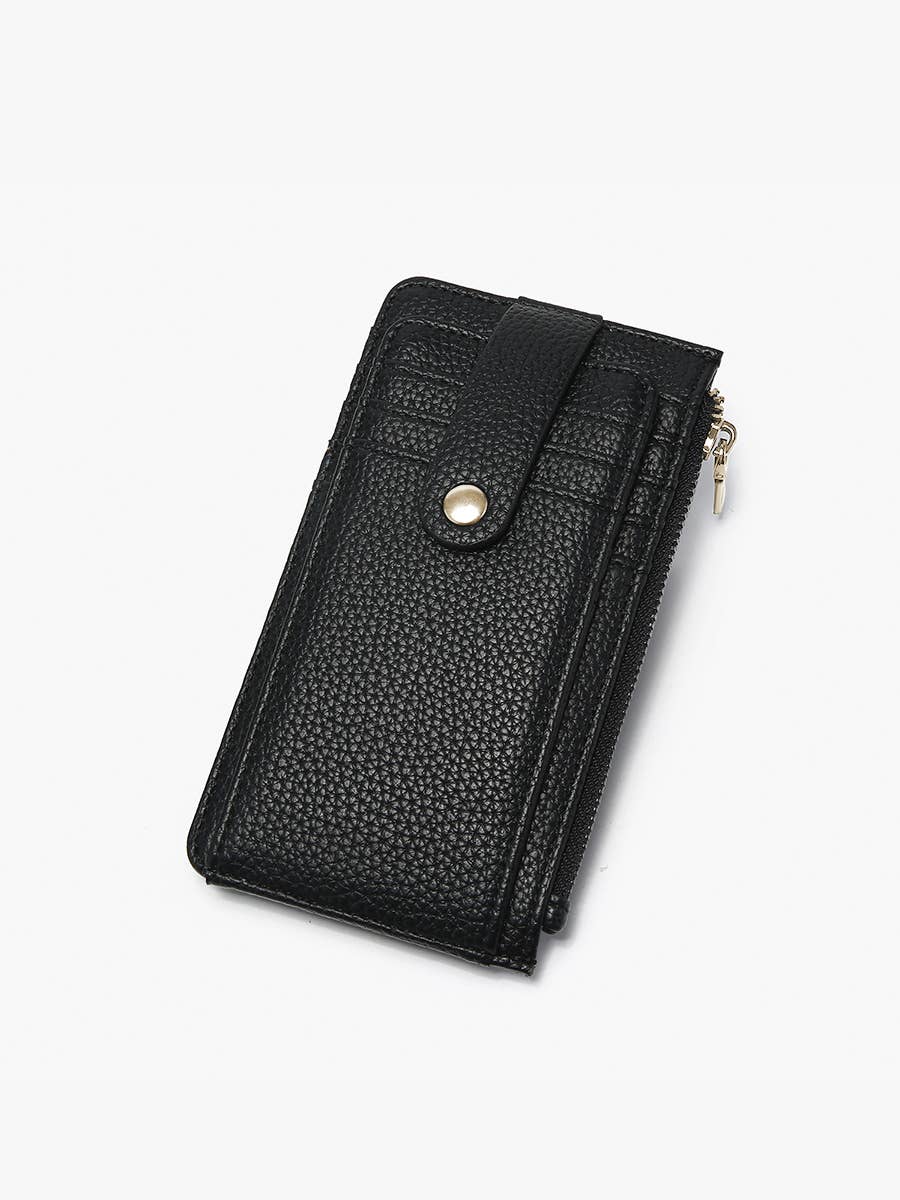 Jen & Co. - WL2541 Mae Multi-Card Wallet w/ Strap Snap Closure