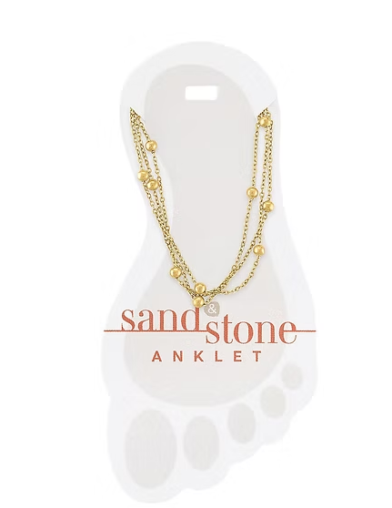 Sand and Stone Anklets
