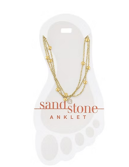 Sand and Stone Anklets