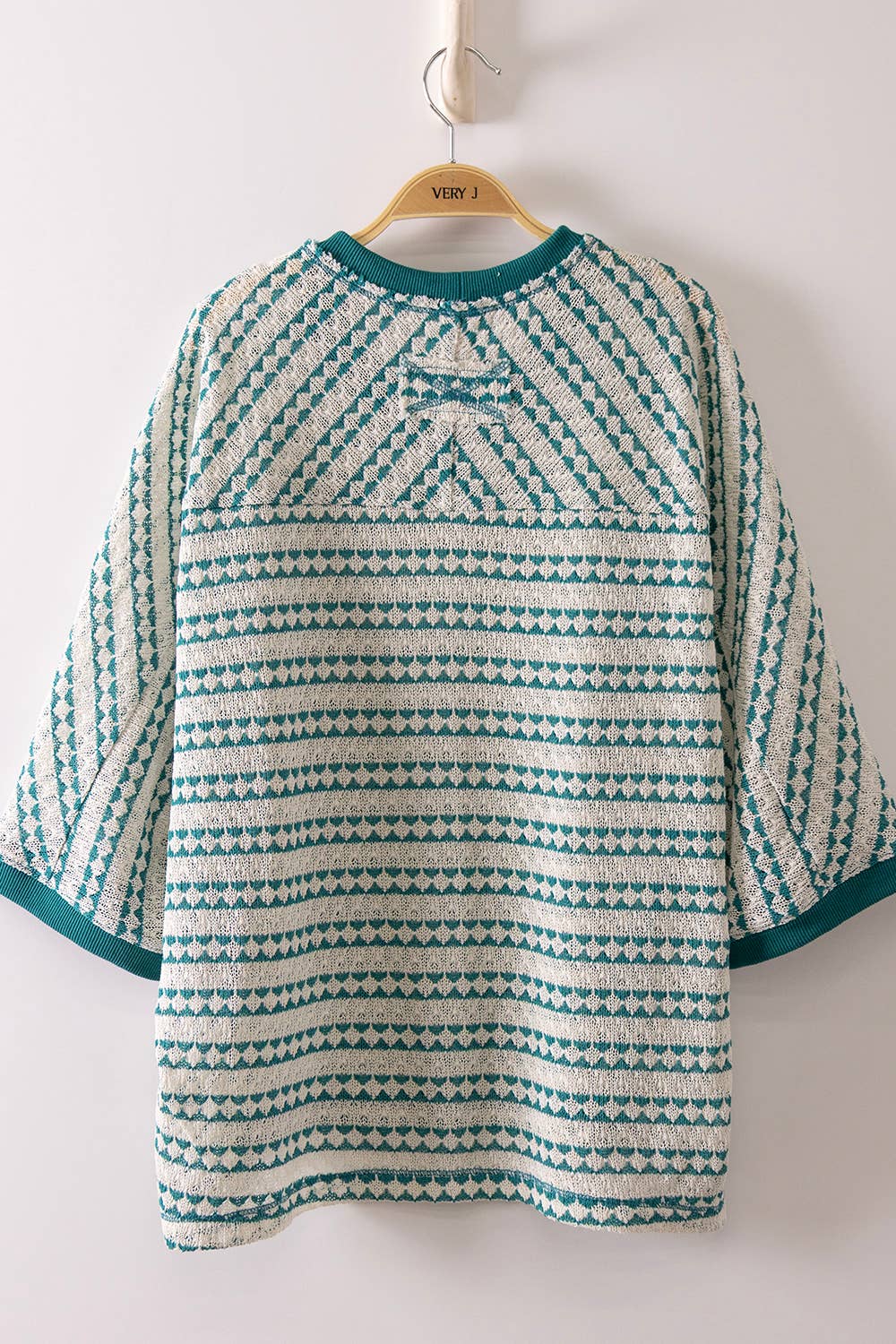 Emmie Textured Stripe Knit Top