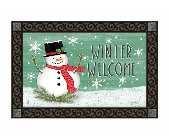 Winter Welcome Mat Mate