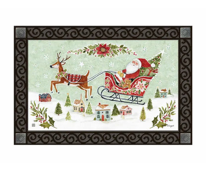 Happy Christmas Santa Mat Mate