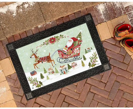 Happy Christmas Santa Mat Mate