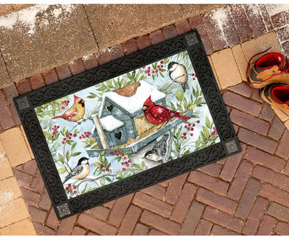 Winter Birdhouse Mat Mate
