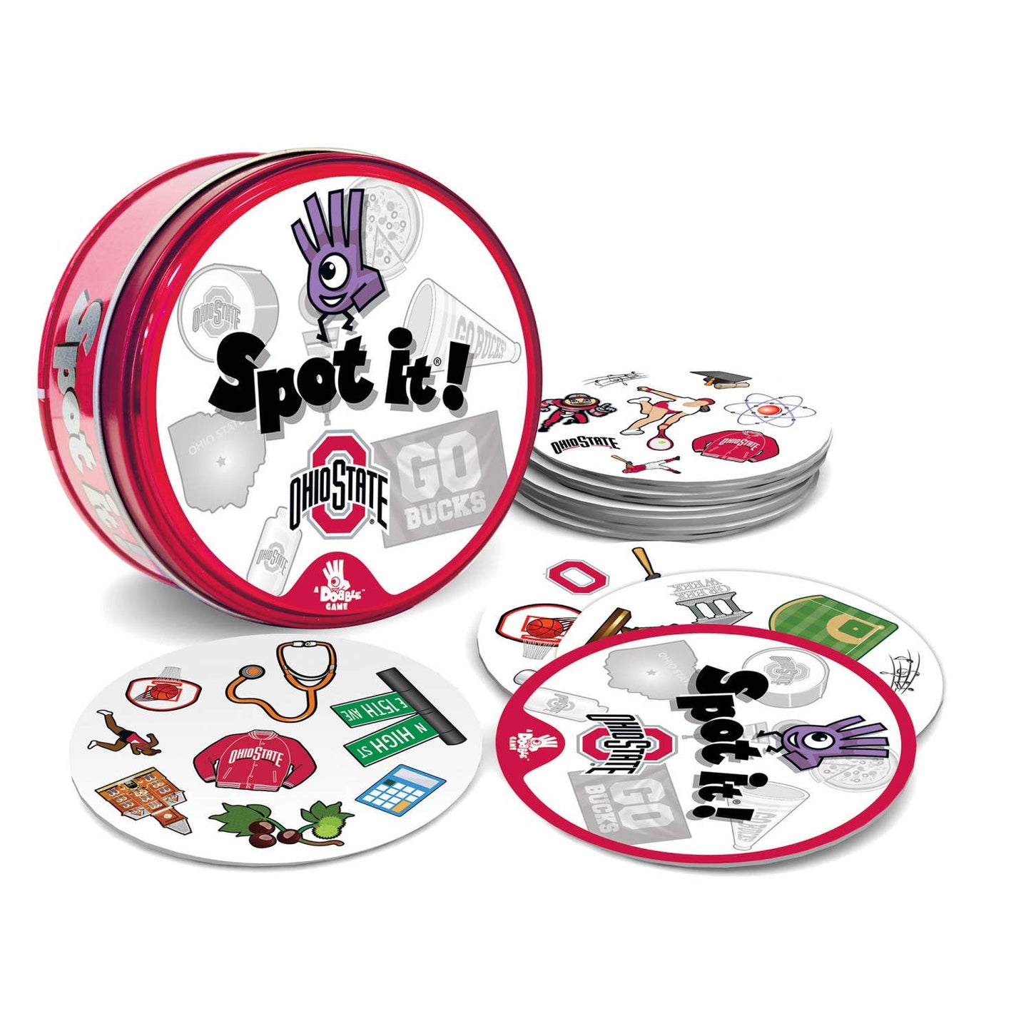 Masterpieces Puzzles - Ohio State Buckeyes NCAA Spot It! Game