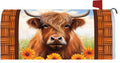 Custom Decor - LG Mailbox Makeover-Highland Cow