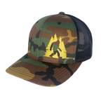 Direction Apparel - Sasquatch in Trees | Curved Bill Trucker