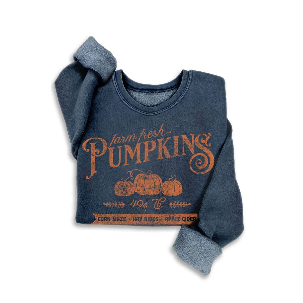 FARM FRESH PUMPKINS MINERAL SWEATSHIRTS-HRTandLUV