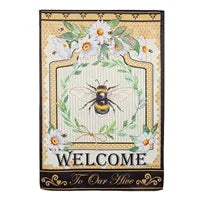 Humble Bee Suede House Flag