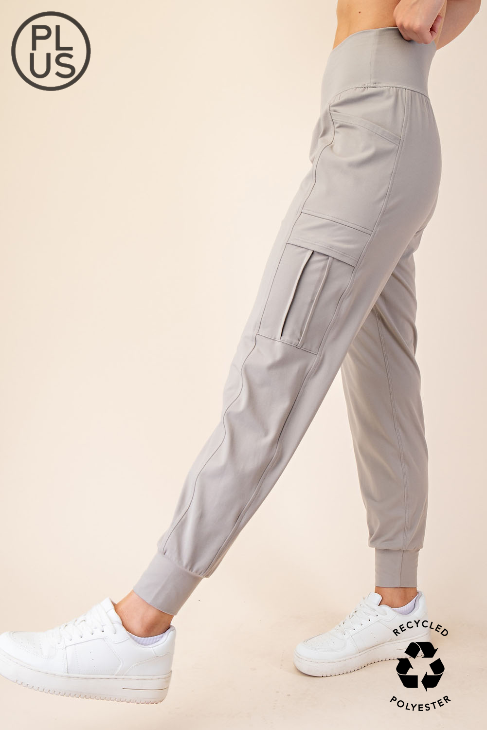 Rae Mode - PLUS SIZE BUTTER JOGGER WITH SIDE POCKETS