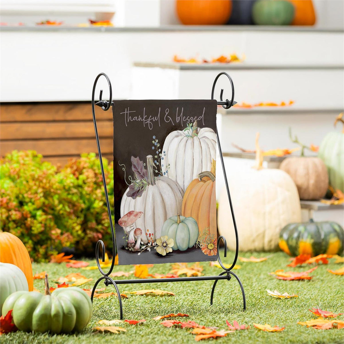 Beauty Of Fall Suede Flag