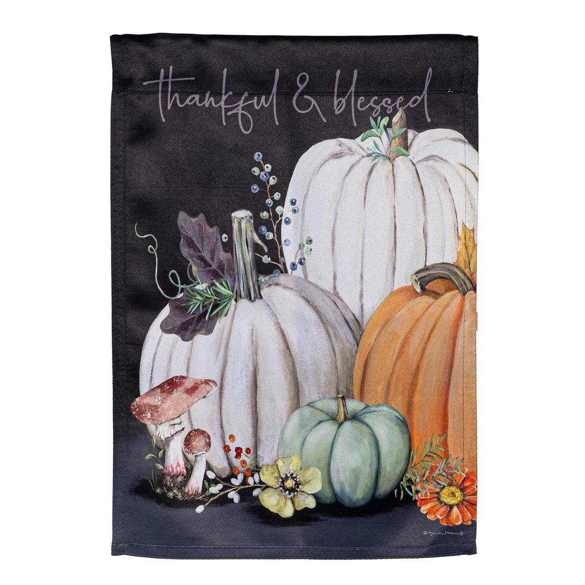 Beauty Of Fall Suede Flag