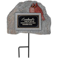"Cardinal’s Song" Memorial Stone