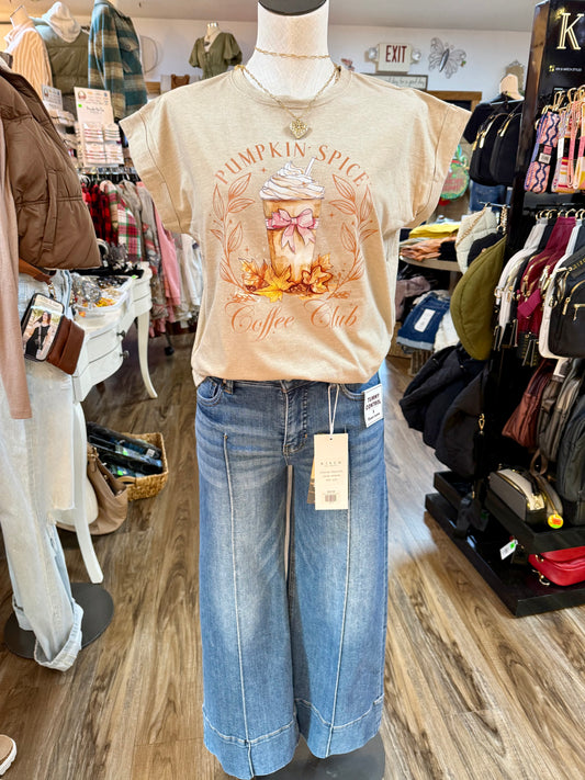 Pumpkin Spice Coffee Club Graphic T-Shirt