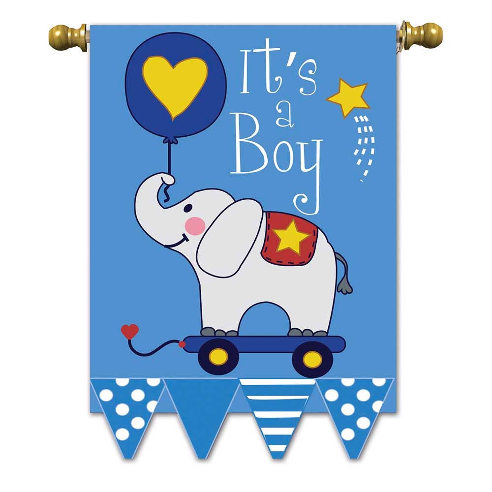 Magnolia - It's A Boy Garden Flag