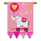 Magnolia - It's A Girl Garden Flag