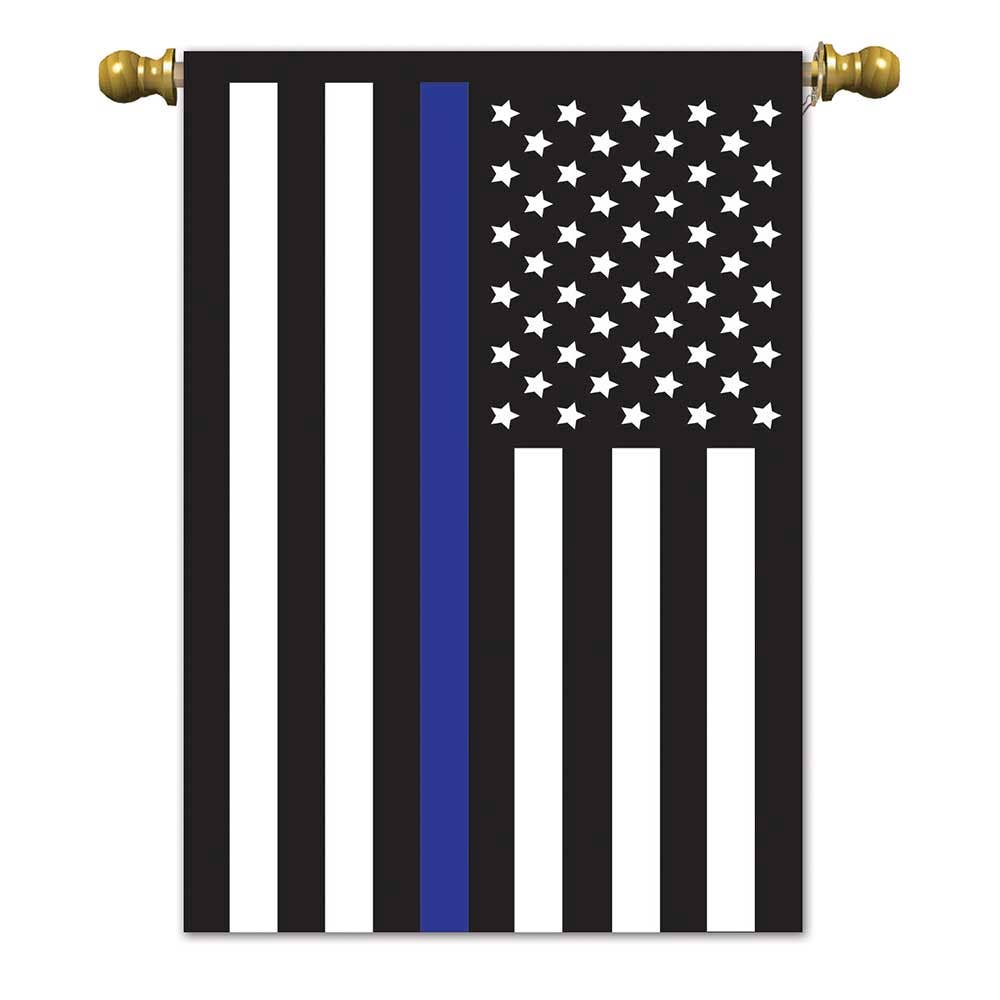 Thin Blue Line II Garden Flag
