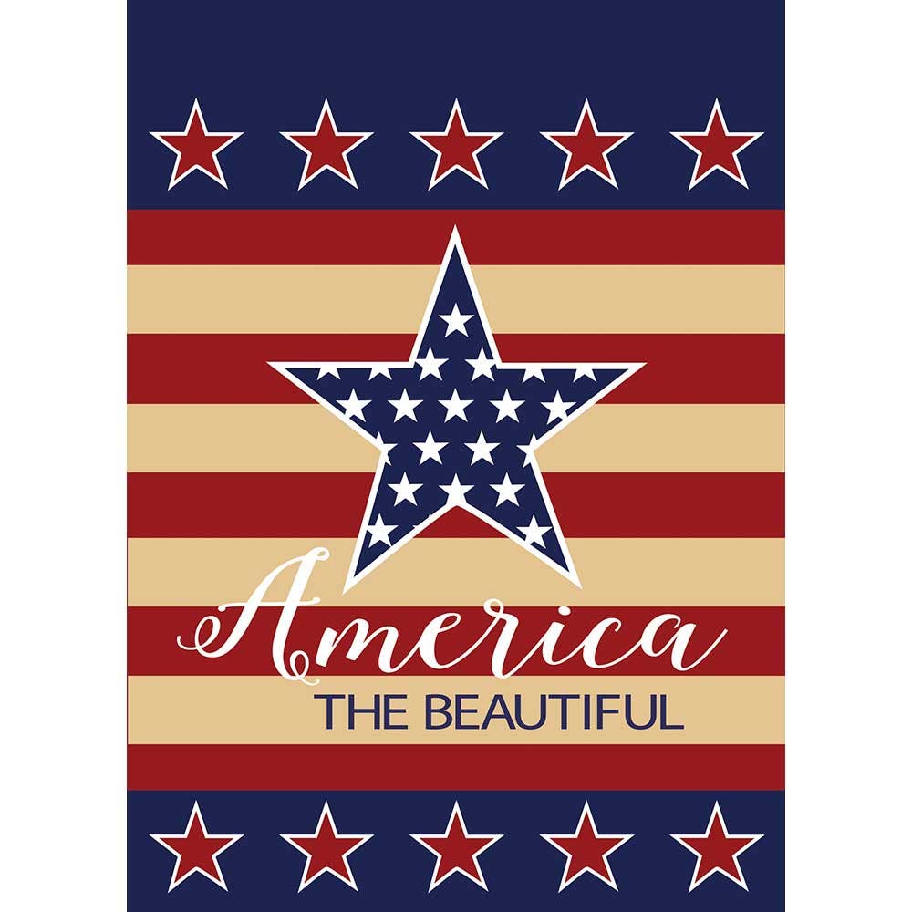 Garden America The Beautiful Flag