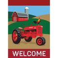 Magnolia - Tractor Welcome Garden Flag