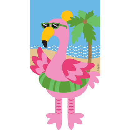Magnolia - Garden Flamingo Flag