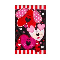 Puppy Love House Applique Flag