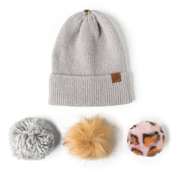 DM Merchandising - Britt's Knits Snap To It Mix & Match Pom Hat Assortment