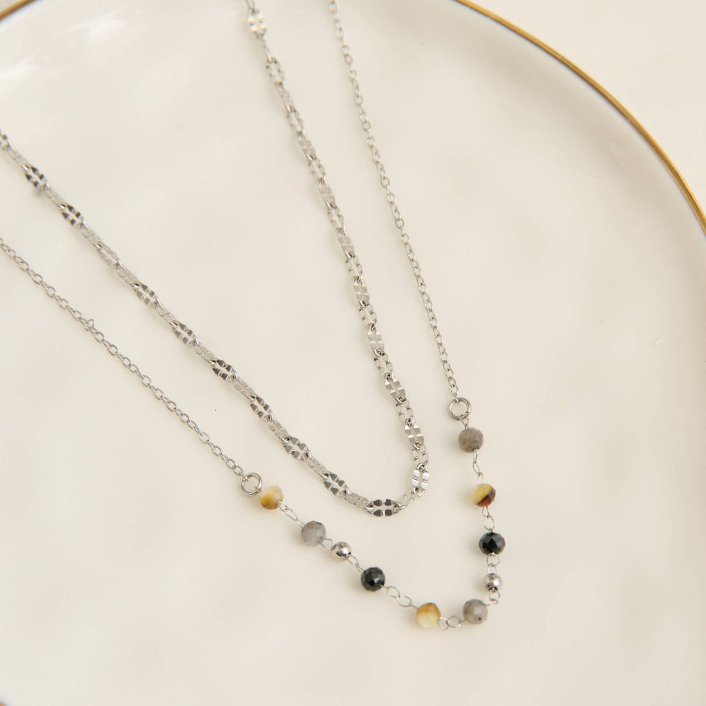 Howard's - Waterproof Necklace 15" Layered Apatite Station Narelle